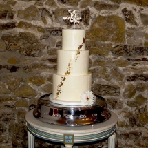 Wedding Cake Hire Norfolk - Vintage Silver Cake Stand - Vintage Partyware