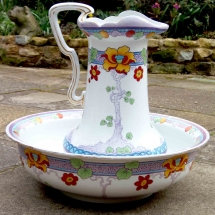 Vintage China Hire Norfolk Jug Basin Vintage Partyware Wedding Hire