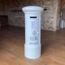 Wedding Post Box Hire Tall White Pillar Box Royal Mail Vintage Partyware Wedding Decoration Hire Norfolk