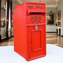 Wedding Post Box Hire Red Royal Mail George VI Vintage Partyware Wedding Decoration Hire Norfolk